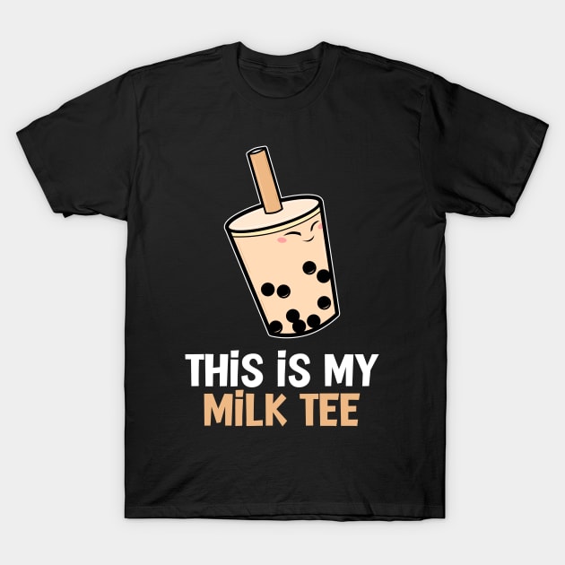 Milk Tee Shake T-Shirt by Imutobi